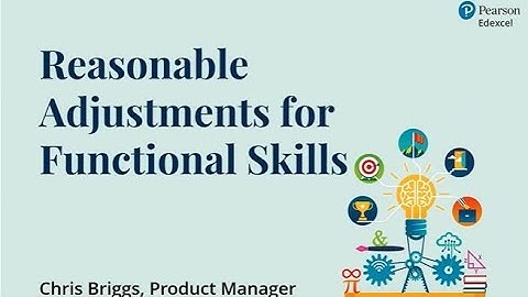 Reasonable Adjustments for Functional Skills | December 2022