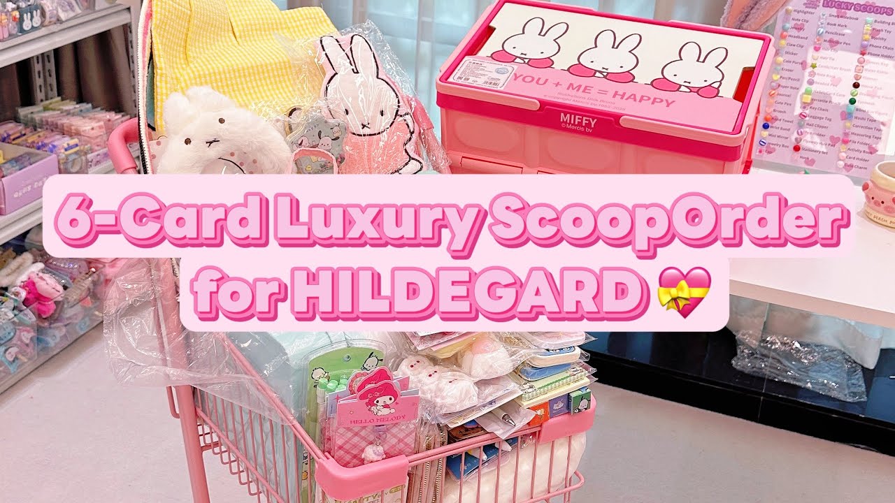 N3212 | 6-Card Luxury Scoop Order for HILDEGARD 💗#packingorders #giftideas #mysterybox #luckyscoop 