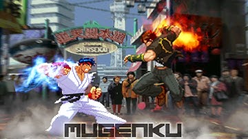 Shin Ryu vs Kyo Kusanagi (Webs of Freedom). Capcom vs SNK. Street Fighter vs King of Fighters MUGEN