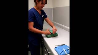 Skill 2 Wrapping Drape, Towels, and Gown - Anna Seymour 21903236