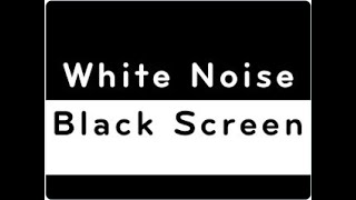 White Noise Black Screen - 2 Hours  - Sleep, Study, Focus