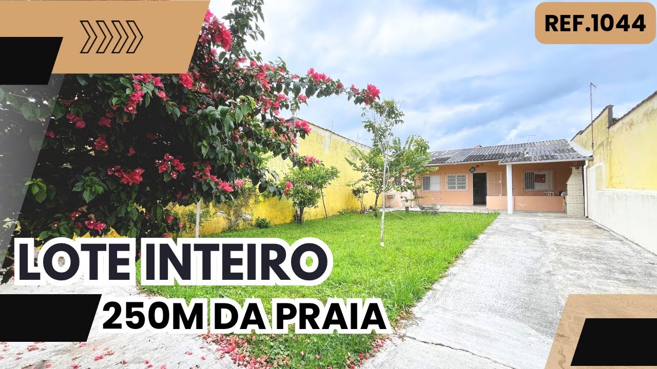 REF.1044 Edícula em lote inteiro e apenas 250m do mar