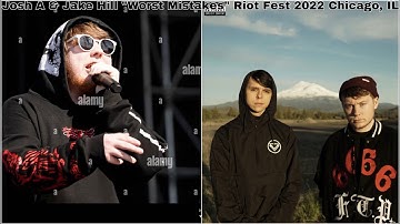 Josh A & Jake Hill “Worst Mistakes” Live At Riot Fest 2022 Chicago, IL