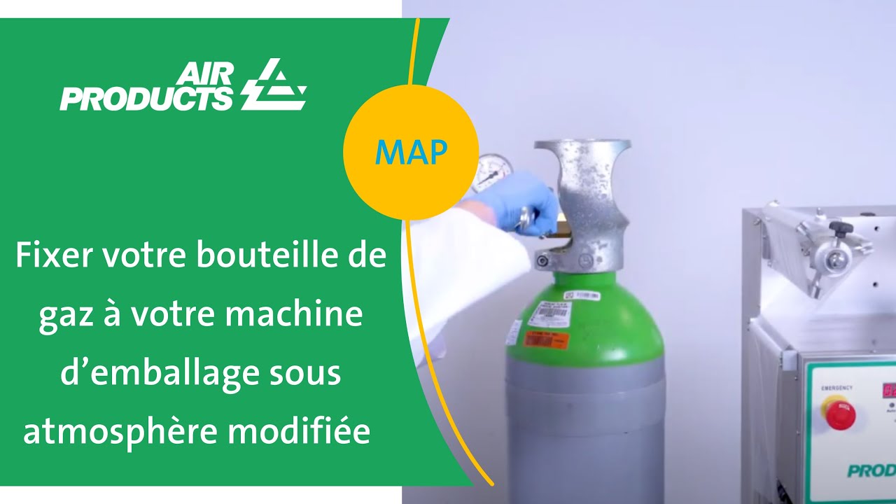 Fixer votre bouteille de gaz à votre machine d’emballage sous atmosphère modifiée | Air Products