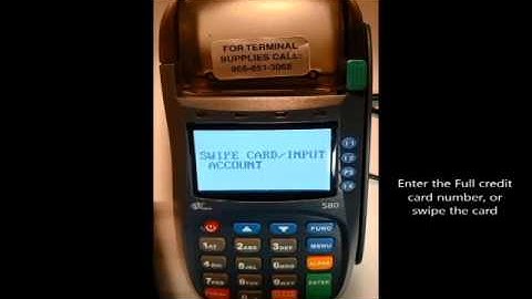 PAX S80 Tutorials: How to do a Refund or Return