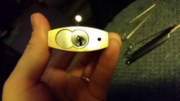 Lock Picking: SPP ABUS 83IC/45 to operator.