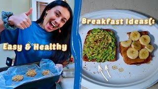HEALTHY & SIMPLE Breakfast Ideas | 2020 *college student edition* breakfastideas healthyrecipes