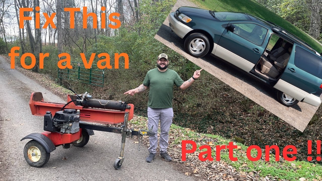 If i can fix this wood splitter i get a free Running van that i can flip!