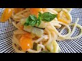 Pasta con Zucchine e Datterini gialli: Ricetta Facile e Veloce