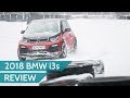 2018 BMW i3s review in a snow blizzard