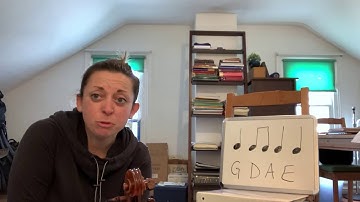 Beginning Violin: Open String Warm Up