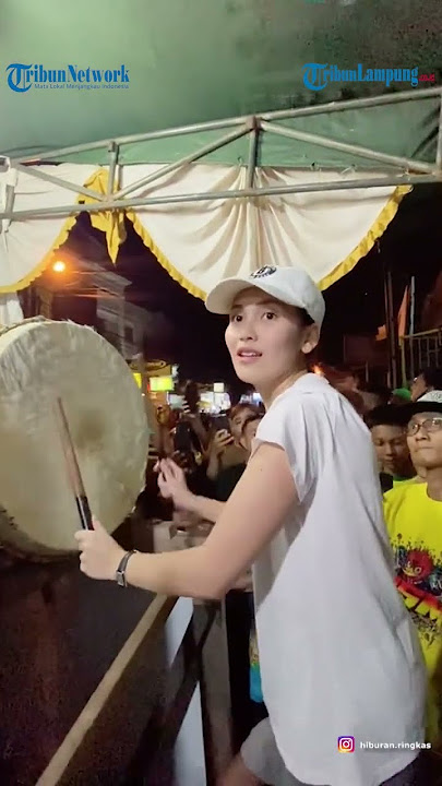 Ayu Ting Ting Ternyata Jago Main Bedug Takbiran I @TRIBUNLAMPUNGNEWSVIDEO
