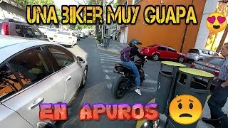 UNA BIKER EN APUROS!!!! OBSERVACIONES DIARIAS