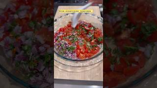 Fresh and Flavorful: Quick and Easy Salsa Recipe for a Healthy Kick of Spices! #shortvideo #food
