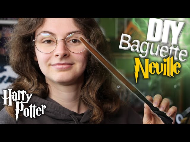 DIY - Harry Potter - Baguettes personnalisées et présentoir 