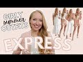 Girly Pink and White Summer Outfits from Express | Summer Try On Haul 2022
