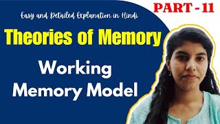 Working memory model | Theories of memory