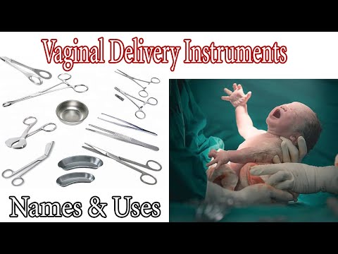 #Delivery Tray / Normal Vaginal Delivery Instruments Names And