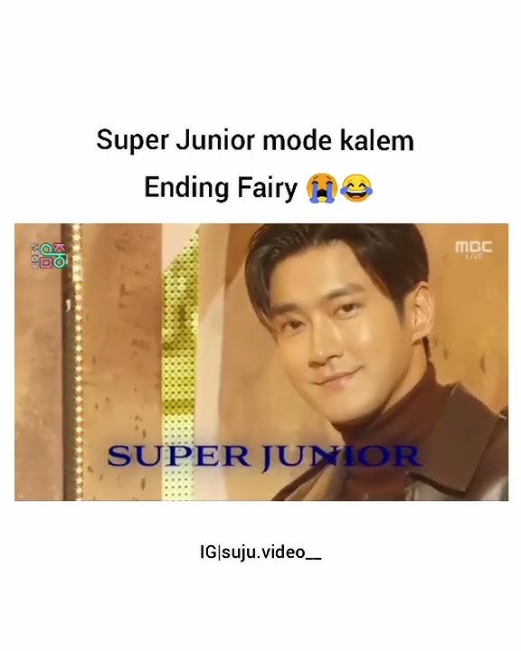 pada kalem ya ending fairy nya😌💙#superjunior #suju#callin#donghae #kyuhyun#siwon