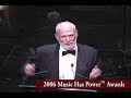 Dr. Oliver Sacks Accepts Music Has Power Award