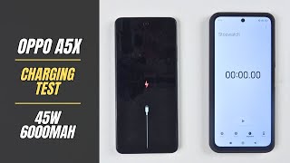 Oppo A5x Battery Charging test 0% to 100% | 45W Charger 6000 mAh screenshot 5