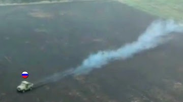 Russian assault group ended up in flames.