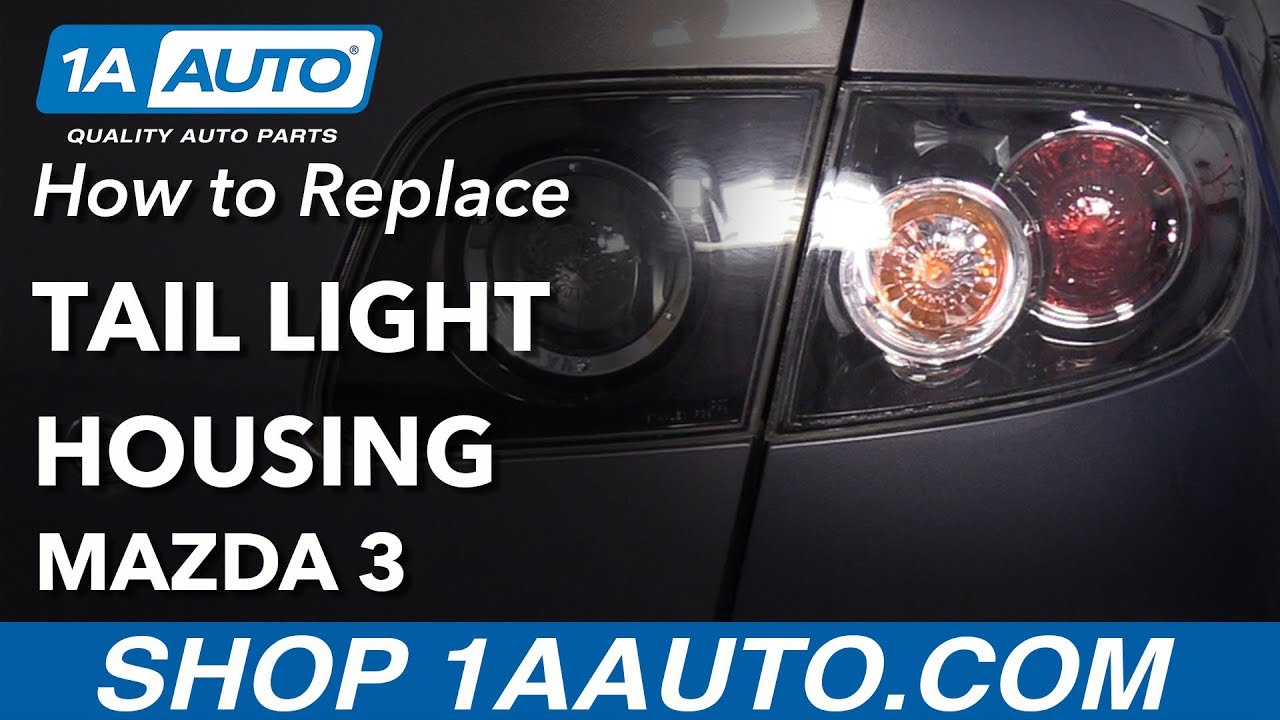 How To Replace Tail Lights 07-09 Mazda 3