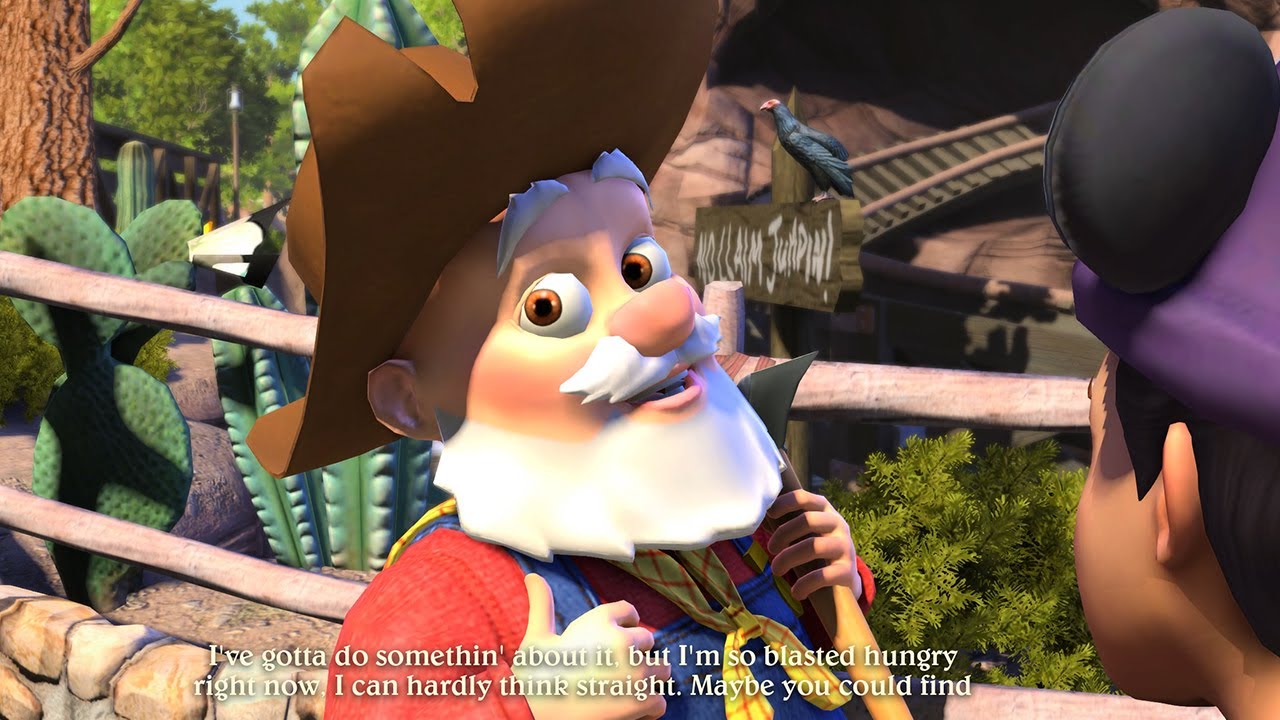 Stinky Pete's Story in Frontierlands with Woody and Jessie in