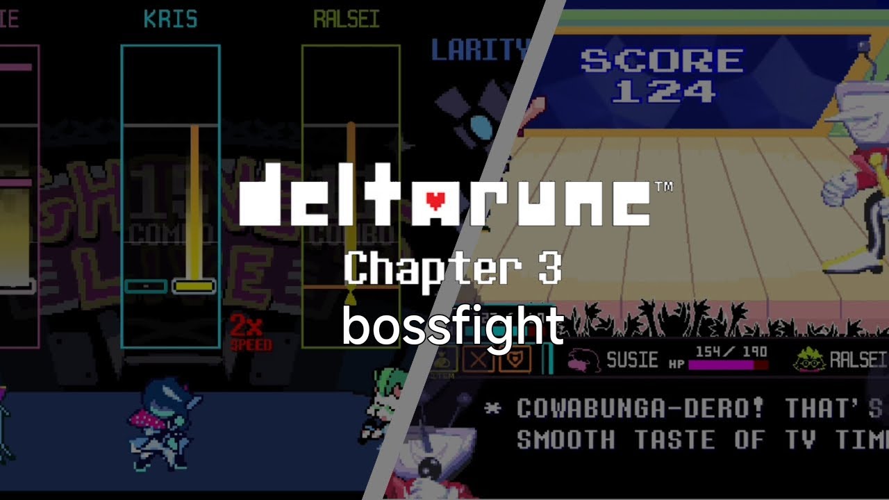 [СПОЙЛЕРЫ] БОСС-ФАЙТ ПРОТИВ ТЕННЫ (Пацифист) | Deltarune Chapter 3 MOBILE