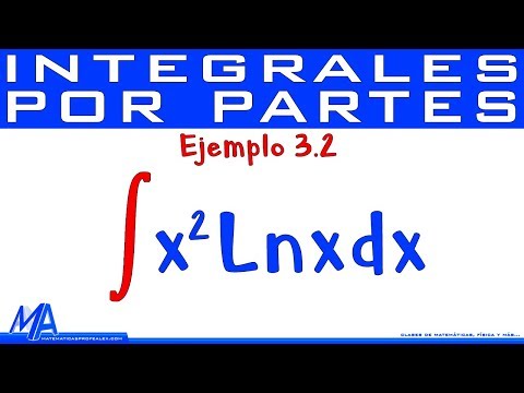Integración por partes | Ejemplo 3.2 Logaritmo natural