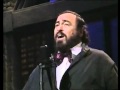 Pavarotti on Letterman