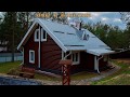 Обзор нового деревянного  дома в Карелии, Сосновый бор