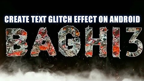 How to Create GLITCH EFFECT from android | Kinemaster Tutorial ||