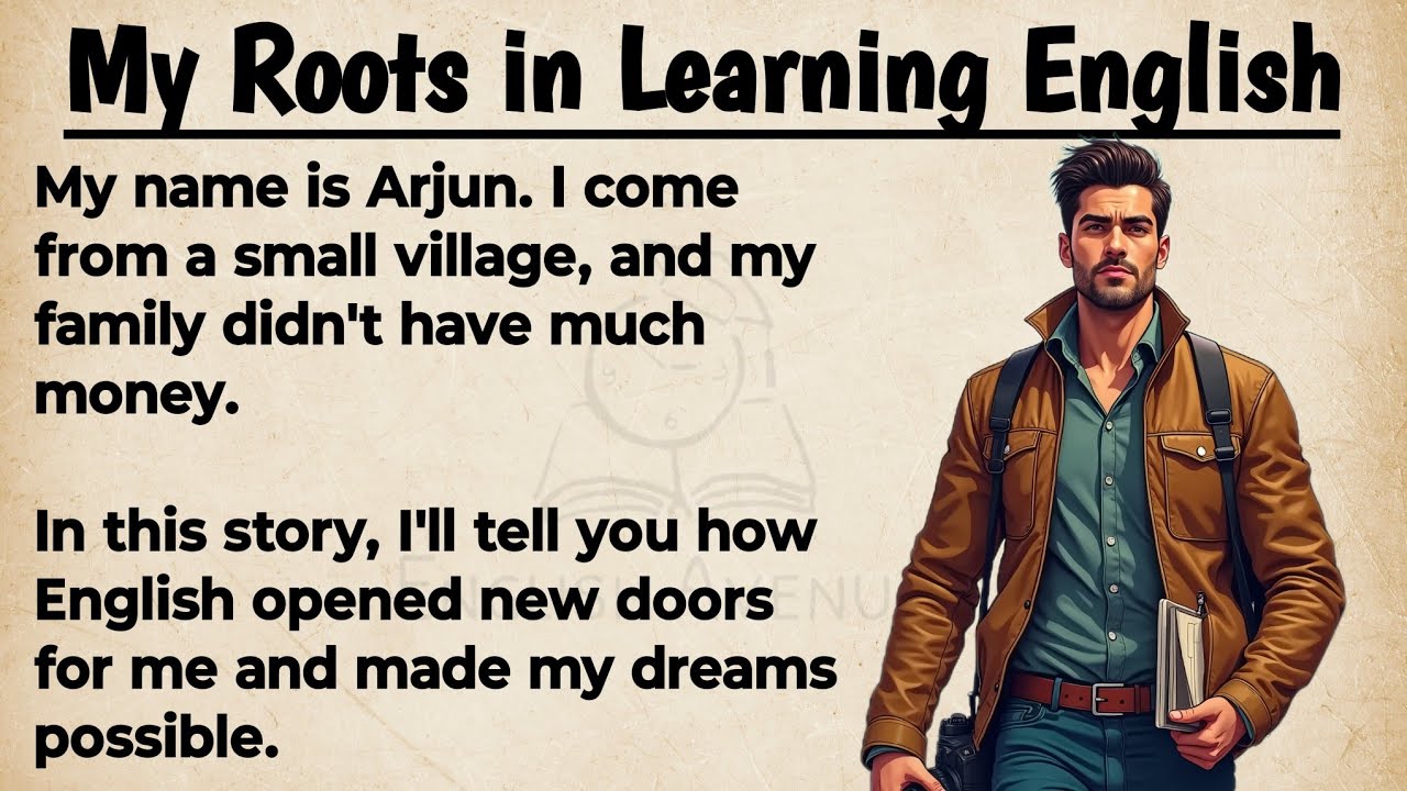 Outline Video My Roots in Learning English || Learn English Through Story Level 5🔥 || Improve Your English
