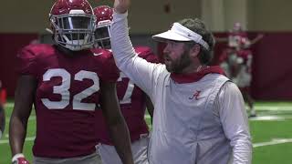 Alabama Crimson Tide Spring Practice, Bryce Young throwing and more