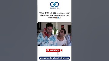 When CRM Hub 360 automates your follow ups… and you automate your lifestyle #relateablememe #memes