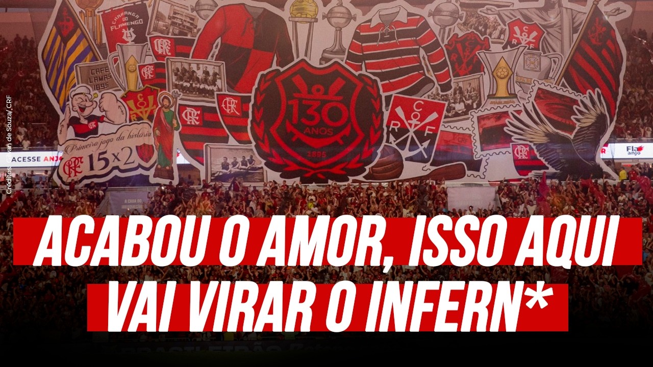 “ACABOU O AMOR E VIROU O INFERN0”: TORCIDA VAI À FESTA DE JOGADOR DO FLAMENGO PARA FAZER COBRANÇAS 