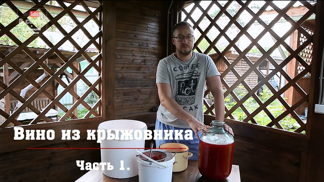 Вино из крыжовника! Очень вкусное домашнее вино!