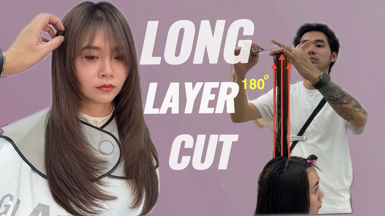 How to Cut a Perfect Long Layer | Long Layer Cut Haircut Guide Tutorial | Step-by-Step | Hair Cut