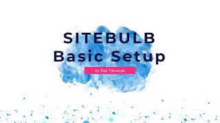 Sitebulb Basic Setup