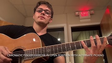 Guitar Chromatic Finger Exercise Number One