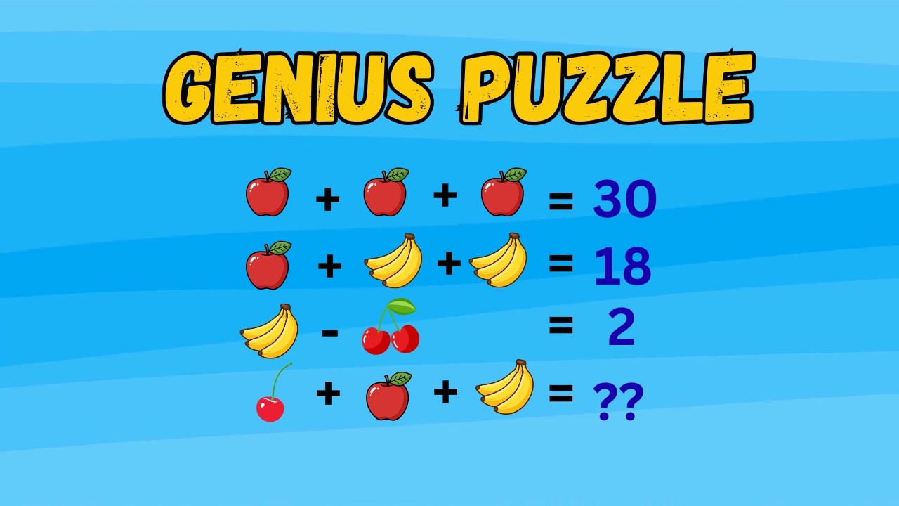 2011 国試の賢人 1,2,3,4,5,6,7,8,9,11 Genius Test /Can you solve these Math Puzzle / Only Genius can