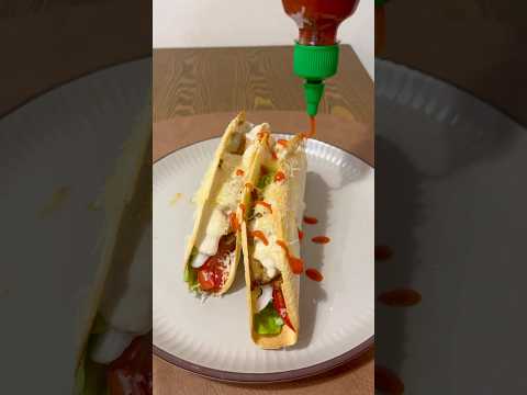 Тако с курицей 🌮 #тако #cooking #ужин #food #foodblog #recipe #рецепт #быстрыйужин #такоскурицей