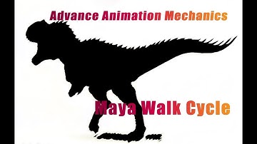 Dinosaur animation - How to animate a dinosaur part-3 Maya