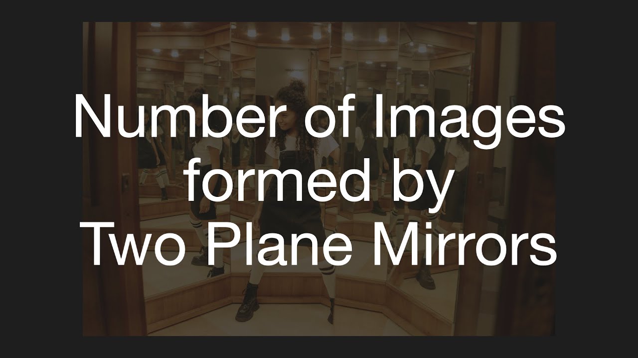 Number of Images Formed by two Plane Mirrors | Reflection of Light | MH ...