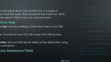 Load Data from Flat File to SQL Server Table and Export to Excel Using SSIS