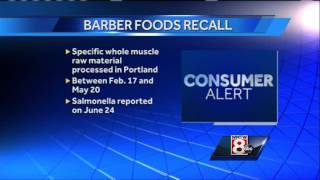Barber Foods recalls 1.7 million pounds of chicken products