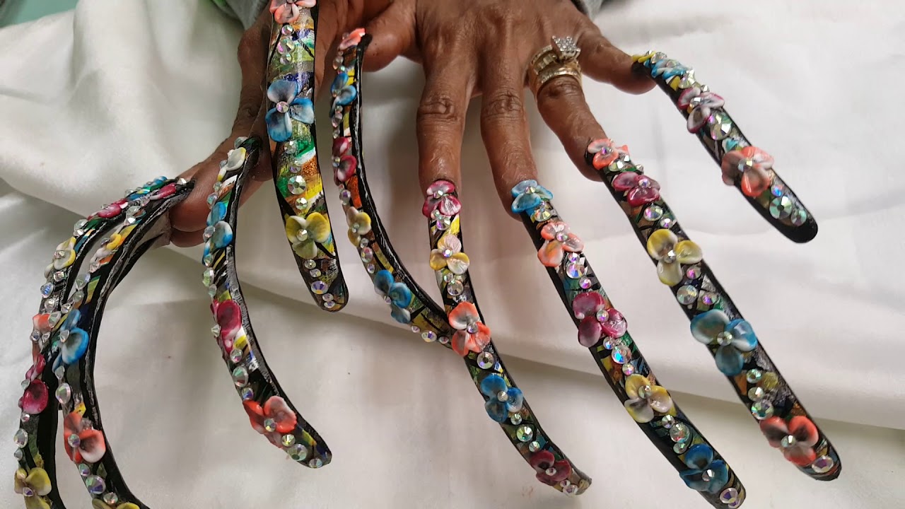 Pin by Katie Wells on Nailed it! | Really long nails, Woman with longest  nails, Long natural nails