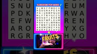 🍒🧩 Unlock the Fruit Word Search Challenge: Can You Find Them All?