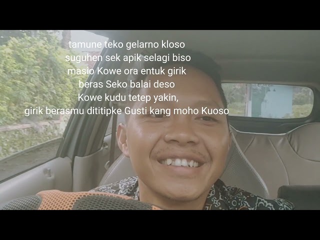 Pantun pagi mas tri Yulianto wae girik beras class=